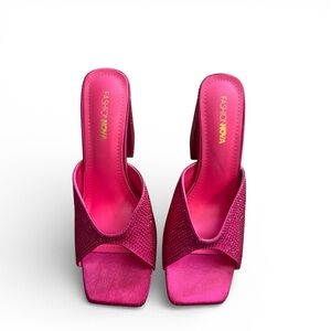 Fashion nova pink heels